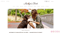 Desktop Screenshot of marilynsclosetblog.com